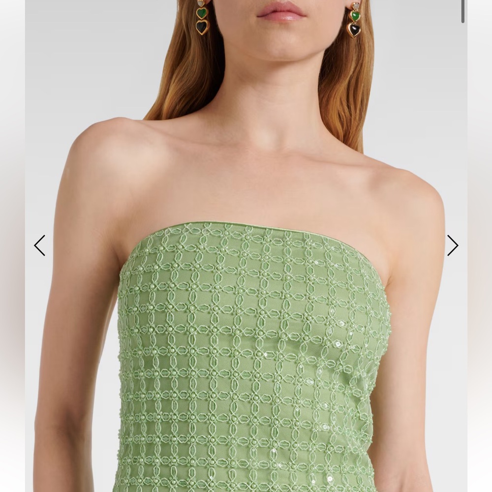 Rotate Embellished Strapless Gown - Picture 4 of 5